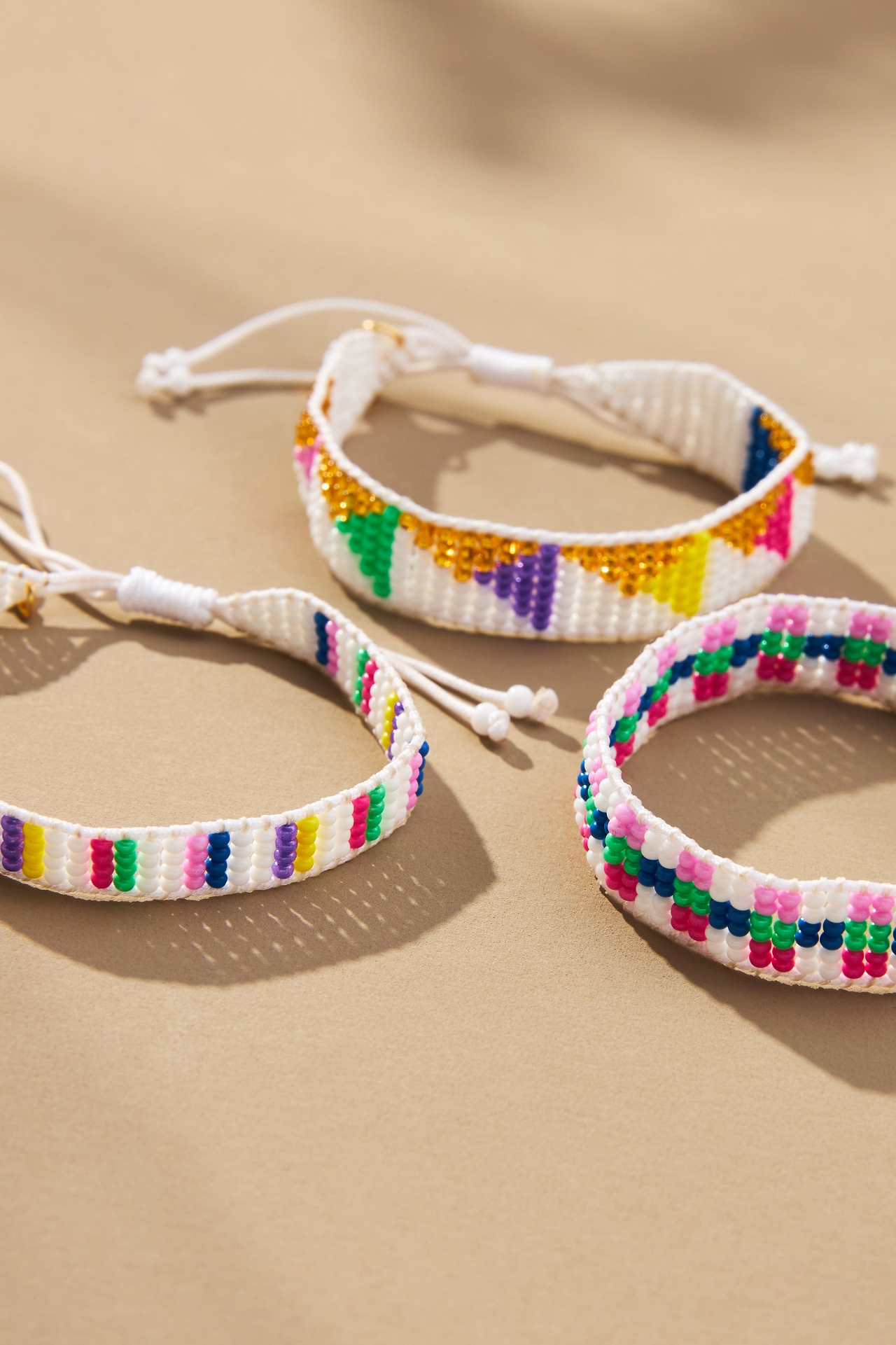 Moio Rainbow Trio Bracelets, Set of 3