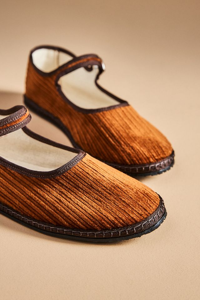 ViBi VENEZiA Corduroy Mary Jane Flats #2