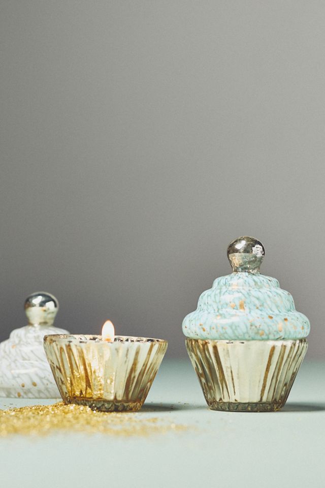 Cupcake Gourmand Cashmere & Coconut Glass Candle #1