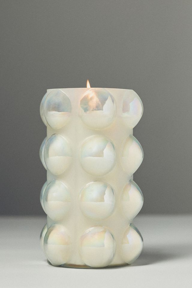 Textured Dot Fruity Champagne Cheers Glass Candle #3