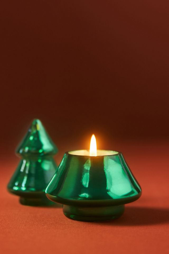 Mini Tree Woody Fresh Balsam & Cedarwood Glass Candle #2