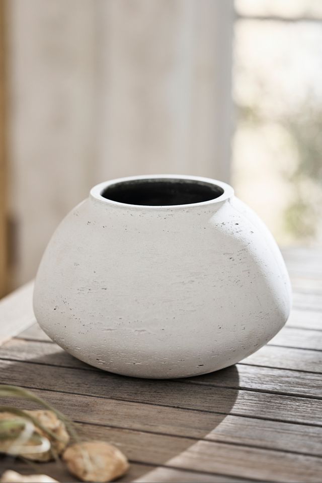 Rounded Jar Cement Planter #1