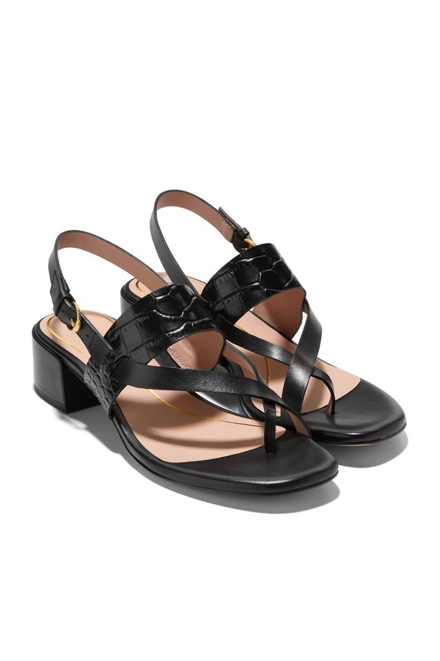 Cole Haan Anica Lux Thong Block-Heel Sandals #2
