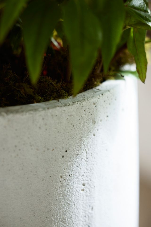 Fiber Angled Drop Planter, Tall #1