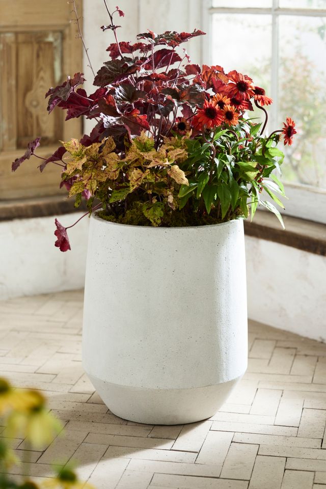Fiber Angled Drop Planter, Tall #3