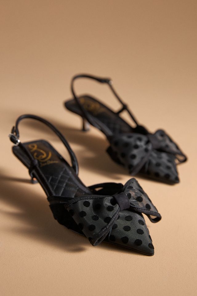 Sam Edelman Treena Mesh Slingback Kitten Heels | Anthropologie