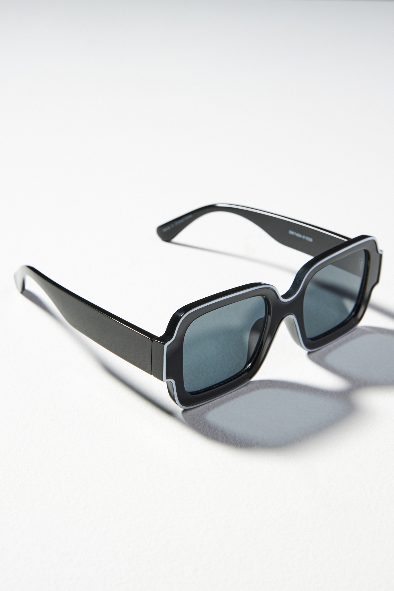 Trimmed Square Sunglasses