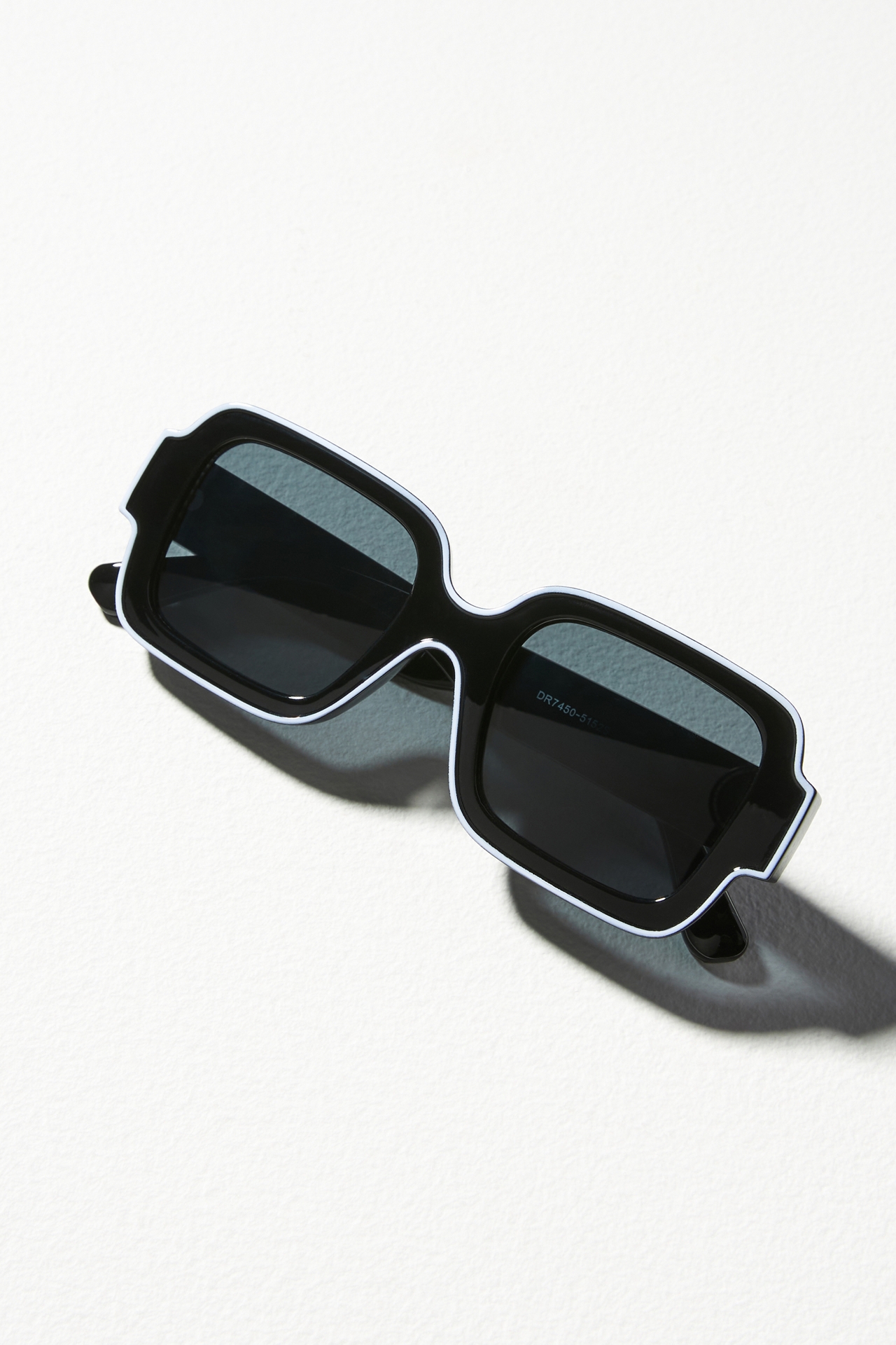 Trimmed Square Sunglasses