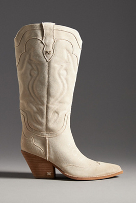 Shop Sam Edelman James Western Boots In White