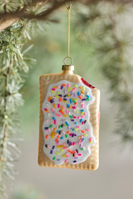 Terrain Toaster Pastry Glass Ornament