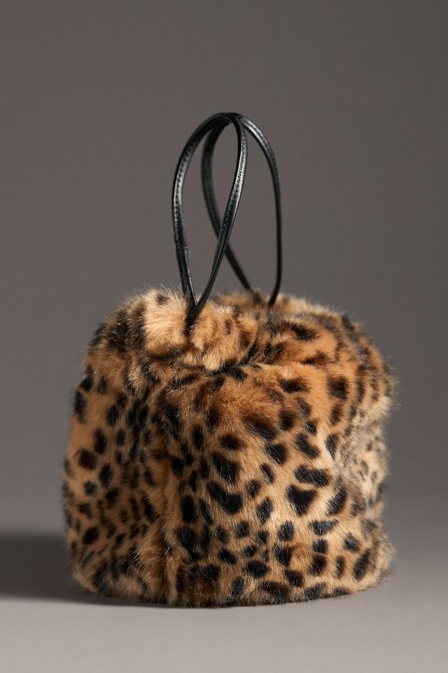Frances Valentine Cheetah Pouf Bag