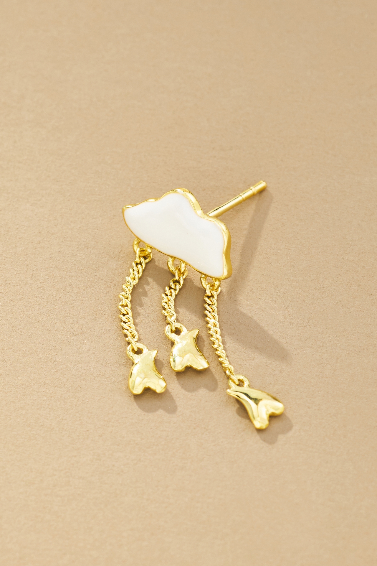 Anna + Nina Single Cloud Earring