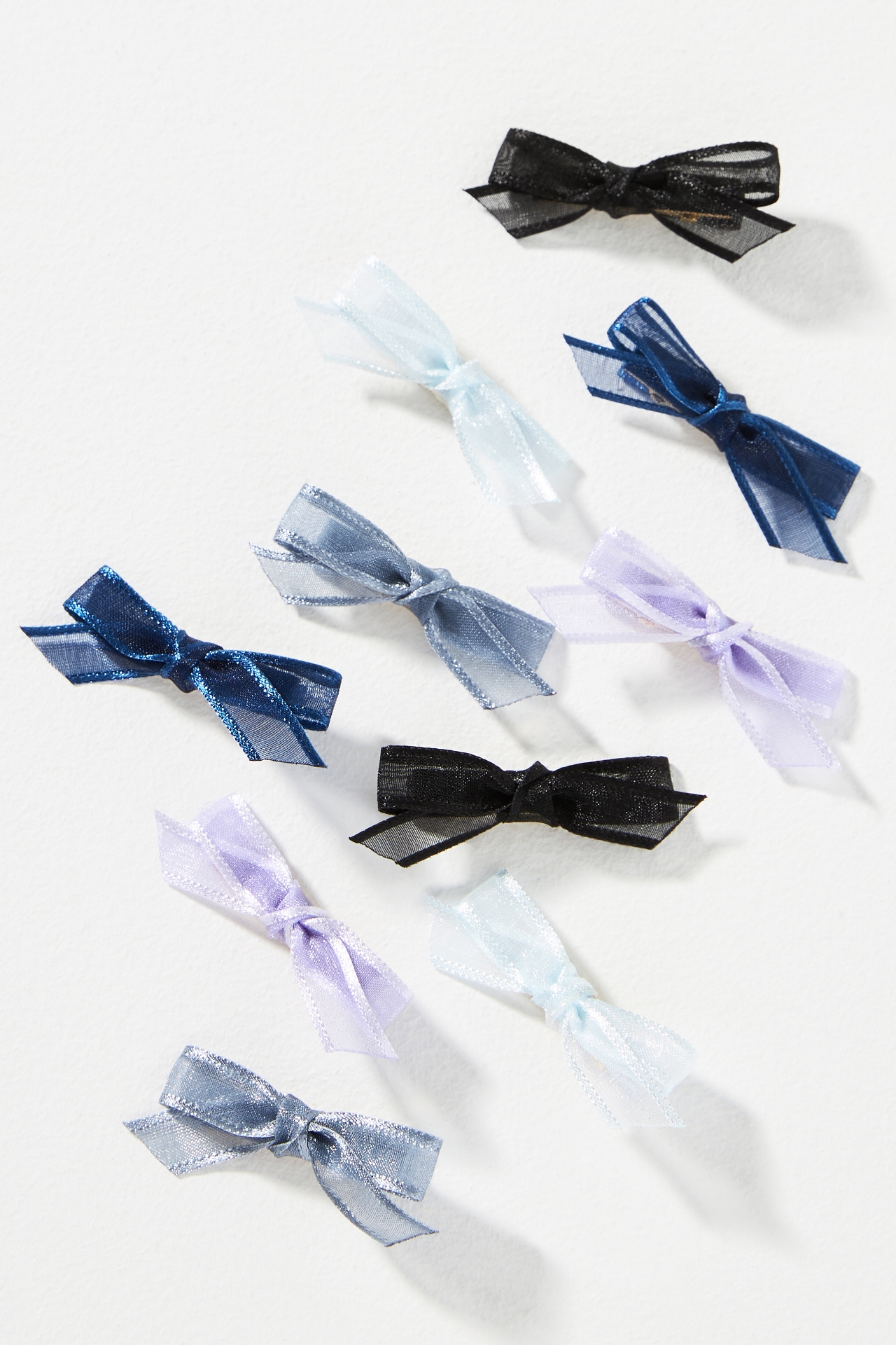 Baby Chiffon Bows, Set of 10