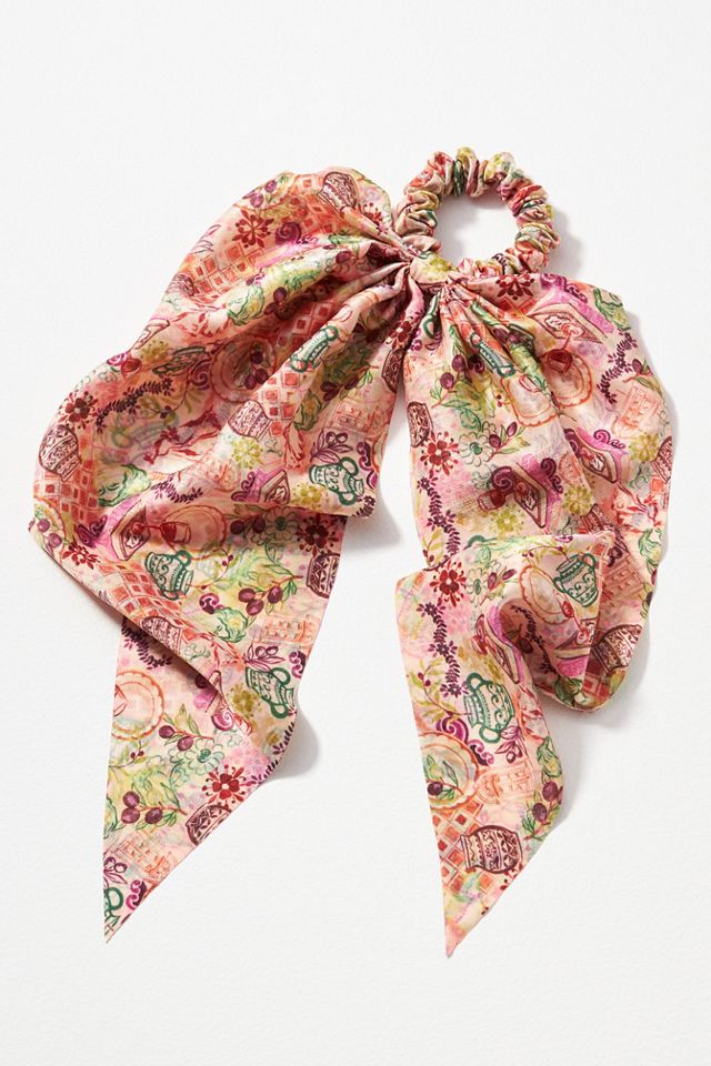 Anthropologie Kachel Hair Scarf Scrunchie Kachel Fish Vase Hair Scarf Scrunchie | Anthropologie main image 2