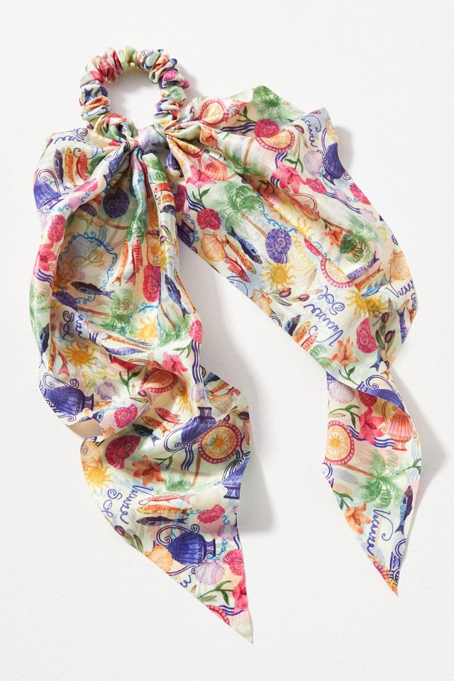 Kachel Fish Vase Hair Scarf Scrunchie | Anthropologie