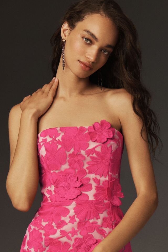 Helsi Jessica Strapless 3D Floral Strapless Mermaid Maxi Dress #2