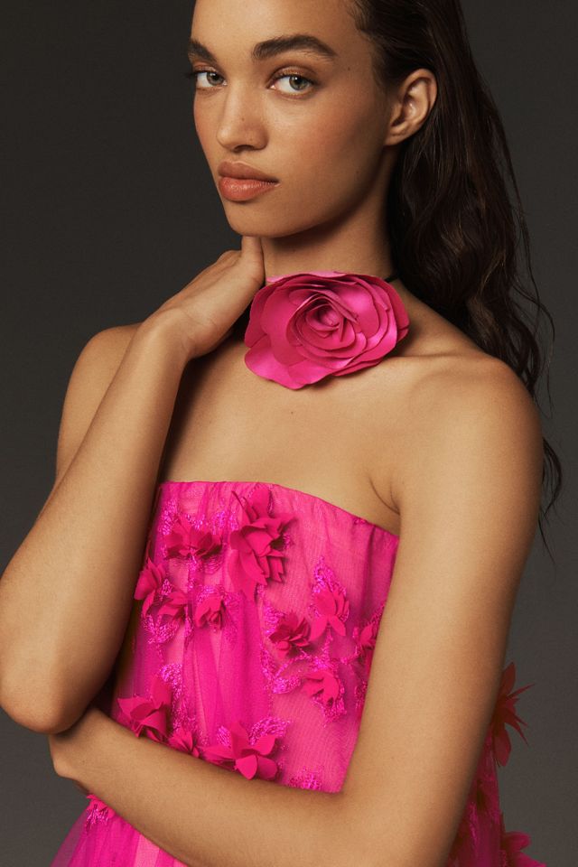 Helsi Bianca Strapless 3D Floral Mini Dress #2