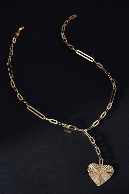 Shop Jennifer Zeuner Jewelry Jennifer Zeuner Sheldon Lariat Necklace In Gold