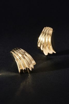 Shop Jennifer Zeuner Jewelry Jennifer Zeuner Cooper Earrings In Gold