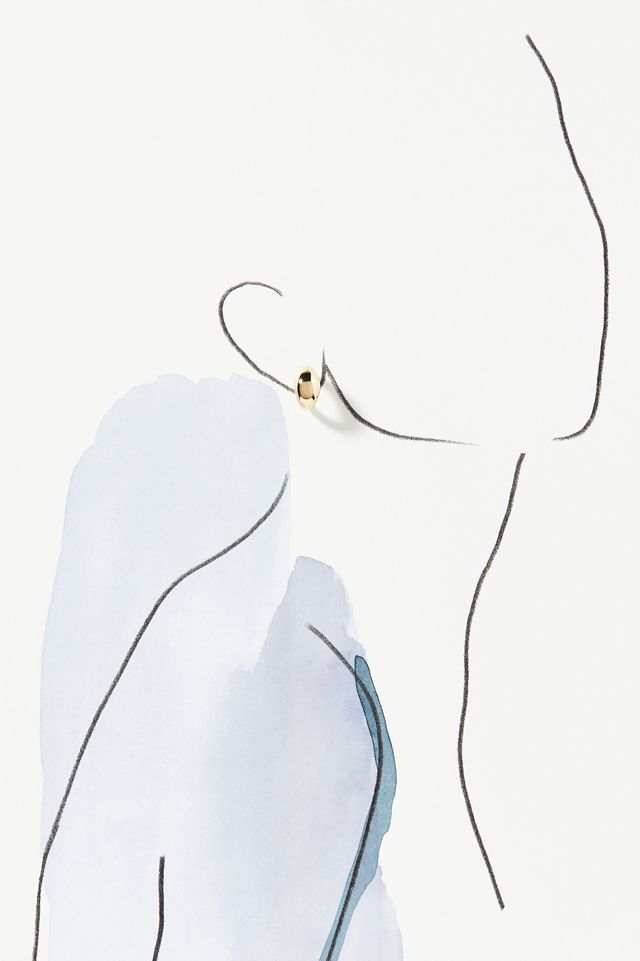 Jennifer Zeuner Shira Hoop Earrings #2
