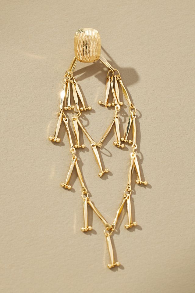 Drippy Link Drop Earrings #1