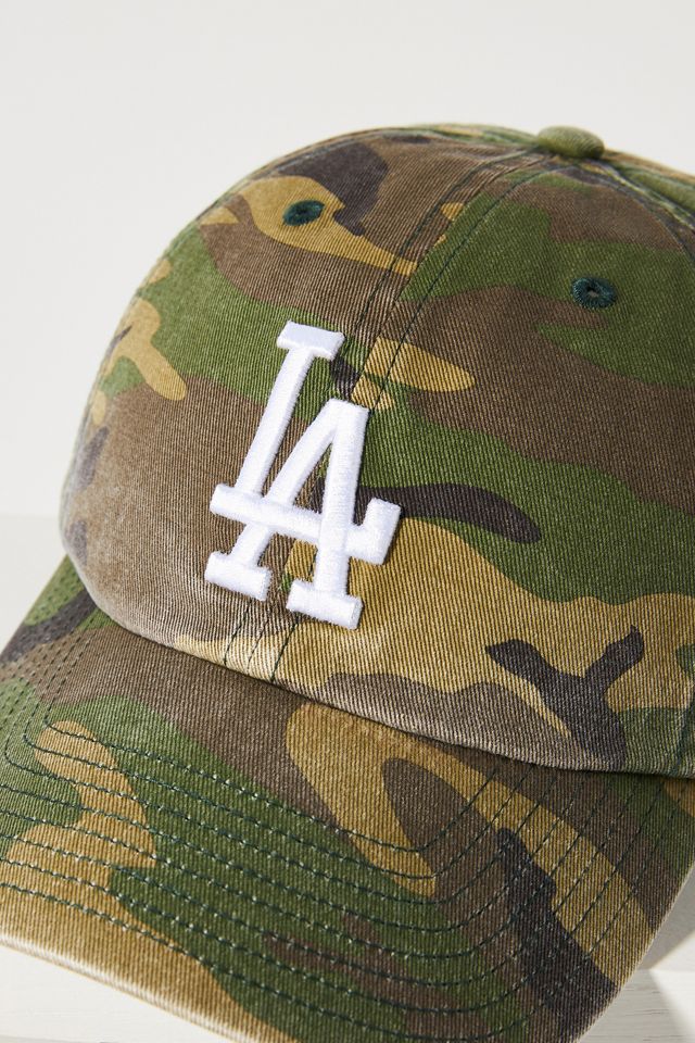'47 Dodgers Camo Baseball Cap #3