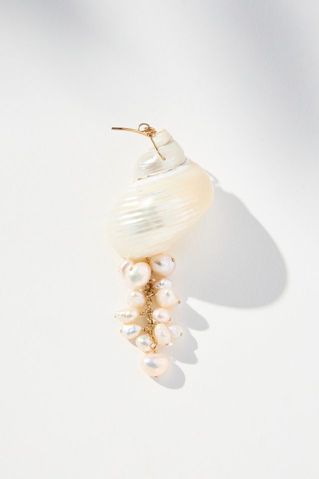 Galley Los Angeles Meg Shell Earrings #1