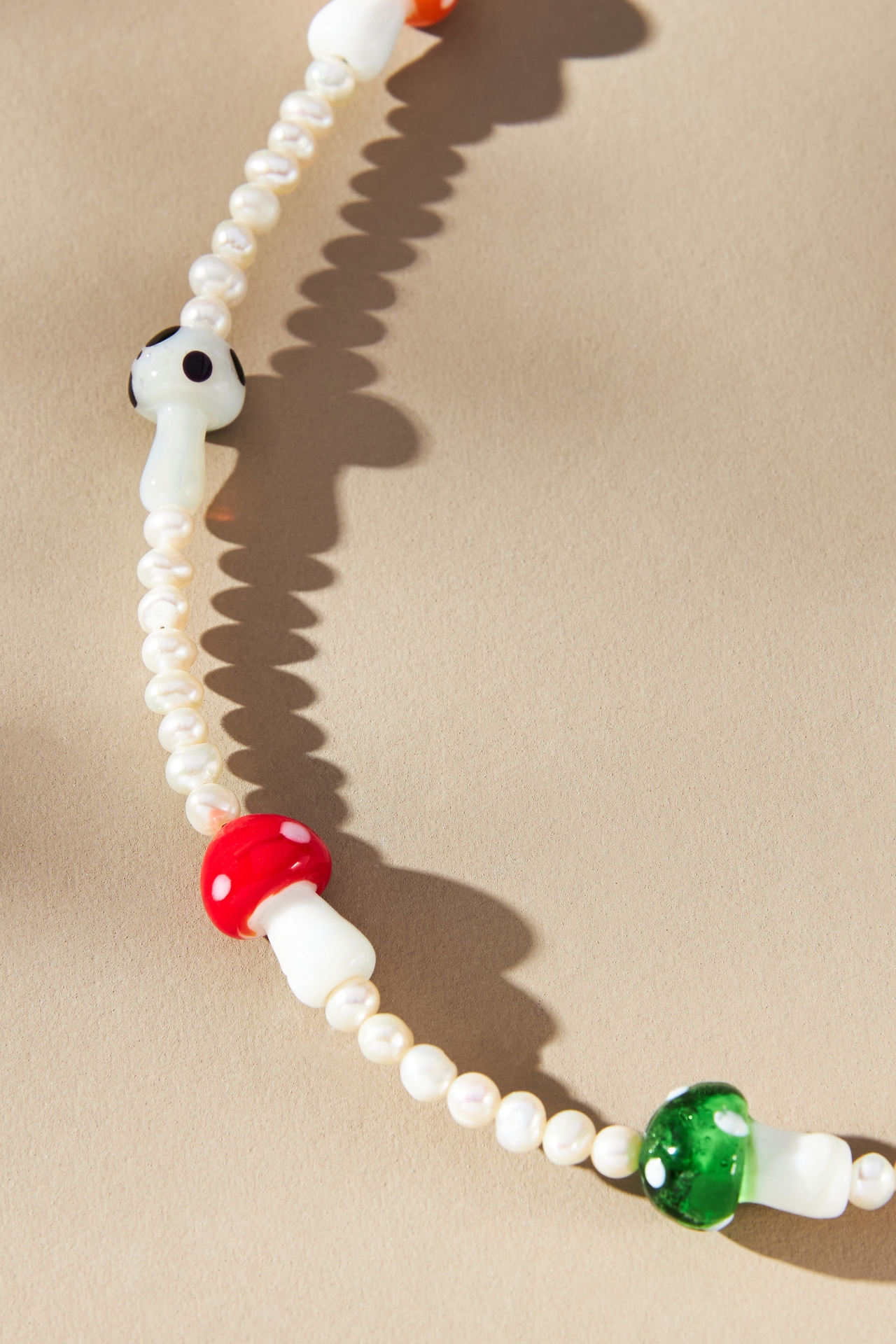 Galley Los Angeles Shrooms Beaded Necklace