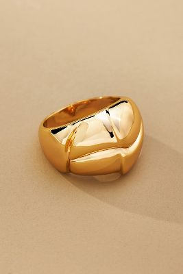 Shop By Anthropologie Layered Metal Ring In Gold