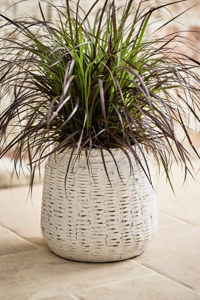 Bamboo + Fiber Jar Planter | Terrain