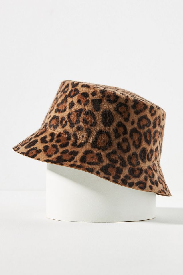 Wyeth Cheetah Felt Bucket Hat #2