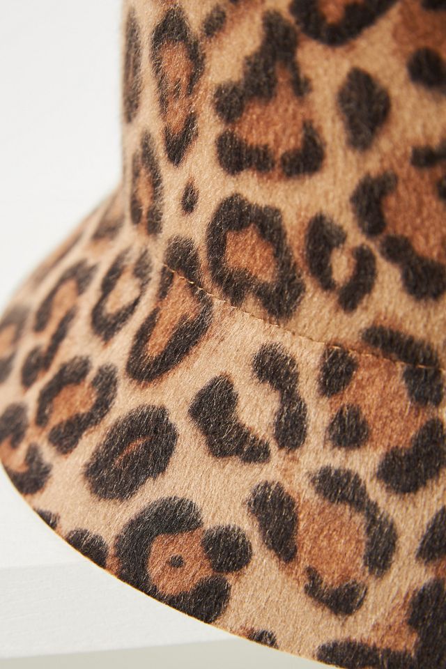 Wyeth Cheetah Felt Bucket Hat #3