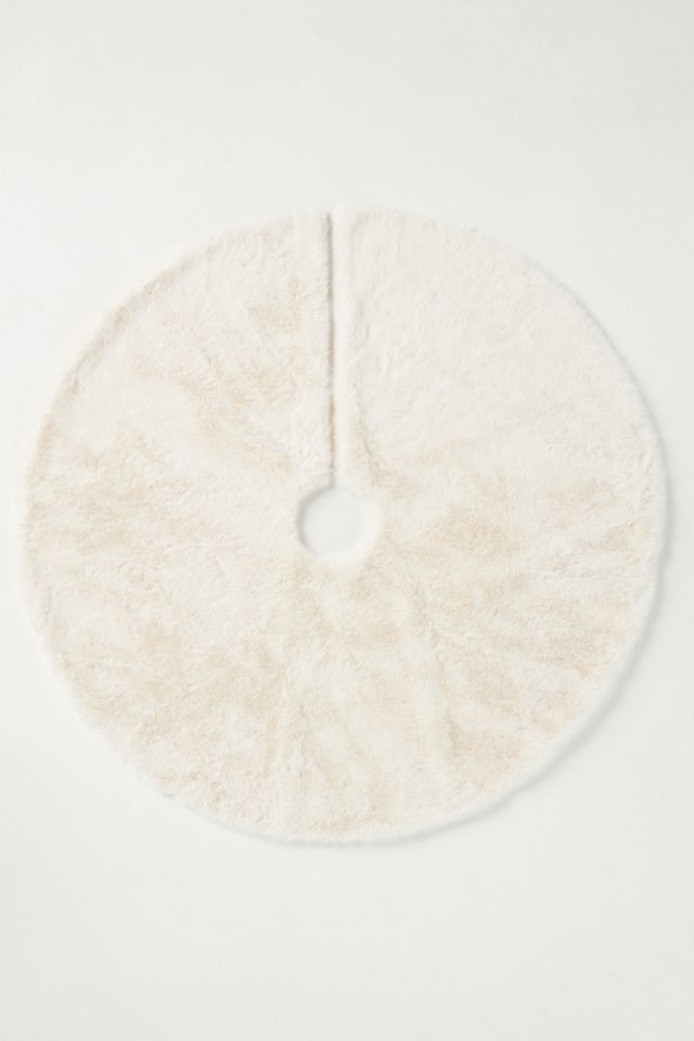 Chloe Faux-Fur Tree Skirt #2