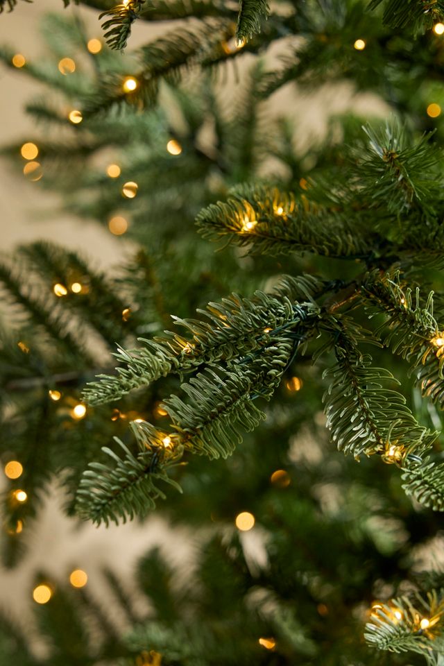 Faux Twinkling Pre-Lit Woodland Fir #4