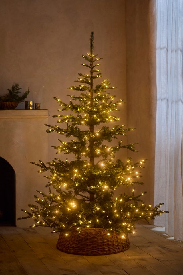 Faux Twinkling Pre-Lit Woodland Fir #1