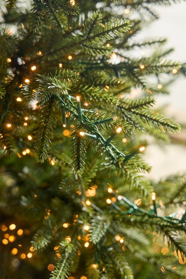Faux Twinkling Pre-Lit Norway Spruce #3