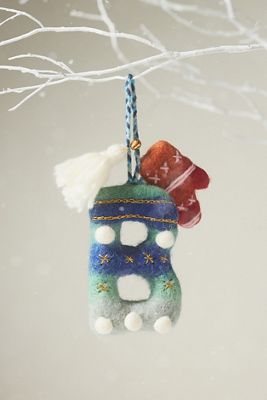 Jolly Monogram Ornament