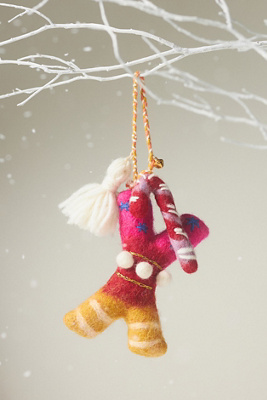Anthropologie Jolly Monogram Ornament