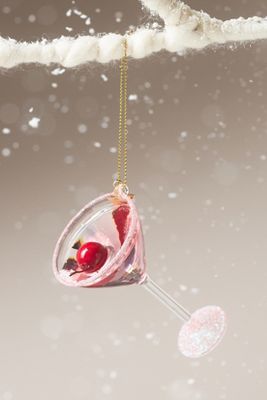 Shop Anthropologie Cosmo Cocktail Glass Ornament