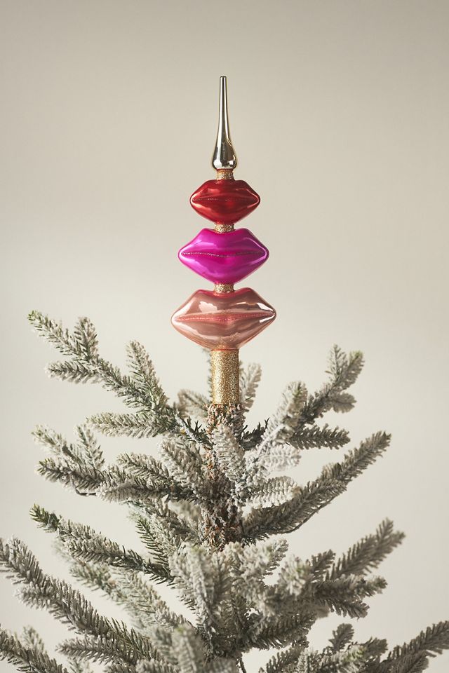 Lips Glass Tree Topper #2