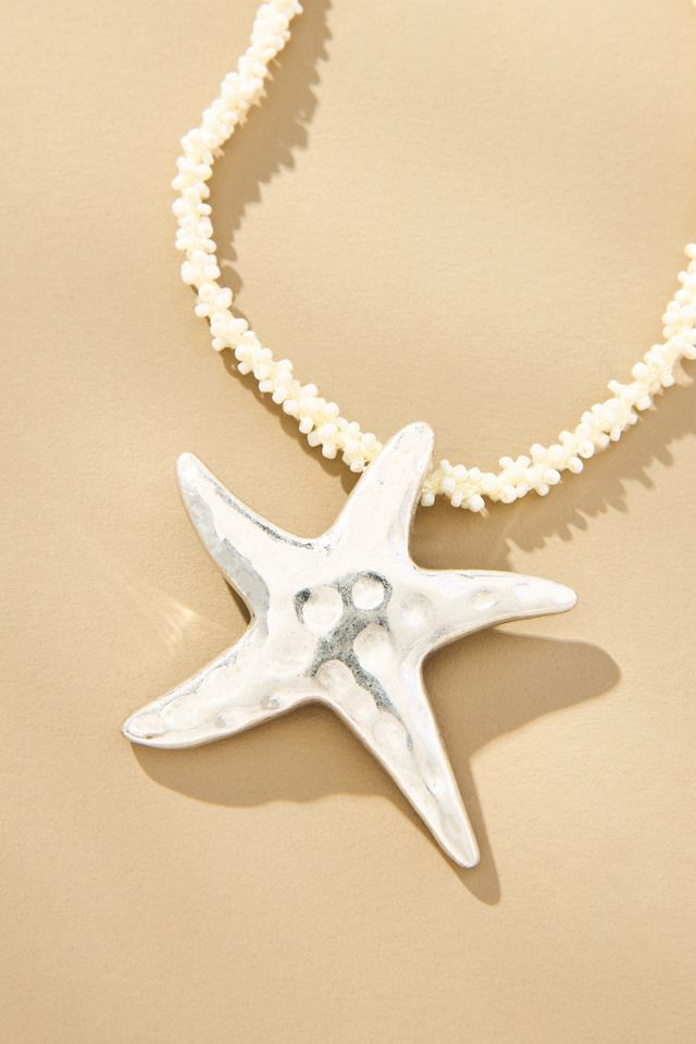 Frasier Sterling Starfish Pendant Necklace #1