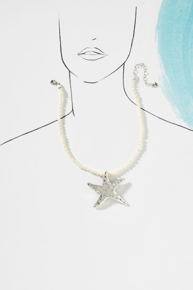 Frasier Sterling Starfish Pendant Necklace #2