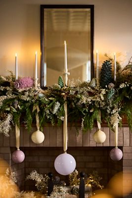 Faux Cedar Garland, Deluxe 108"