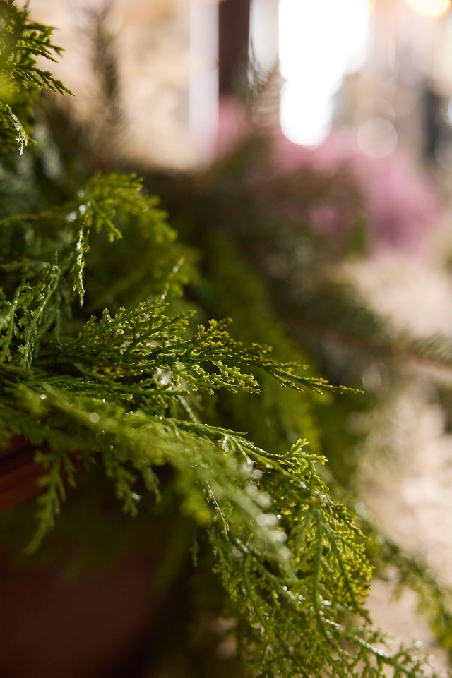 Faux Cedar Garland, Deluxe 108" #2