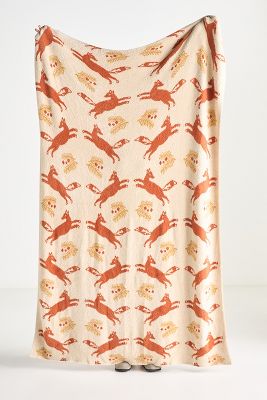 ANTHROPOLOGIE FABLE THROW BLANKET 