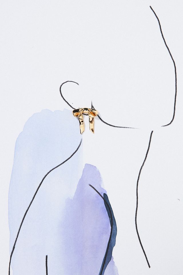 Lelet NY Mary Jane Bow Earrings #1