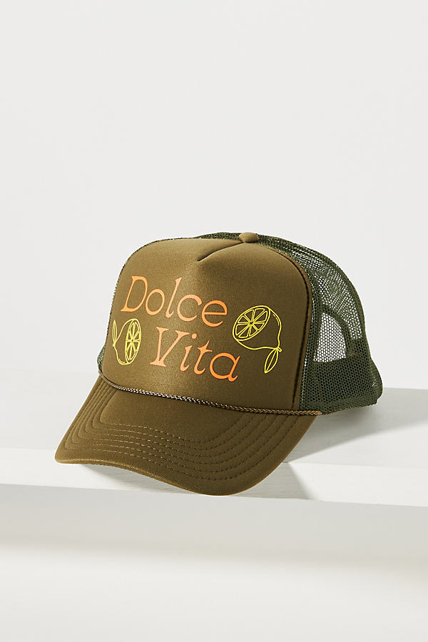 Shop Ascot + Hart Dolce Vita Trucker Hat In Multicolor