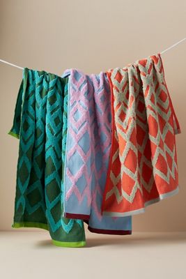 Terry Jacquard Dish Towels, Set of 3