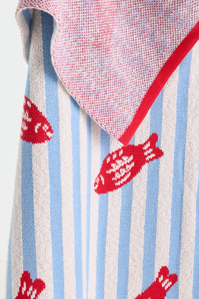 Sonnie Cotton Knit Throw Blanket #1
