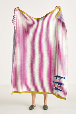Sonnie Cotton Knit Throw Blanket